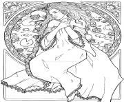 adult dessin inspiration art nouveau 2