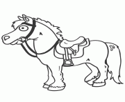 easy cartoon horse s kids455b