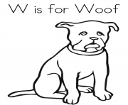 woof free alphabet s2368