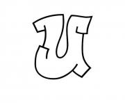 graffiti u alphabet s free8573