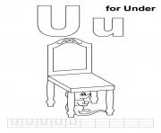 u for under alphabet s freeffed