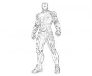 unarmed iron man coloring page5b6b