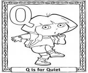 dora quiet alphabet s0227