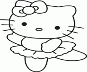 hello kitty doing ballet 3588