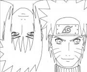 coloring pages anime naruto with sasuke29d3