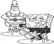 playing music patrick and spongebob s freebaef