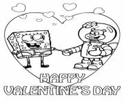 spongebob and sandy valentine scc59