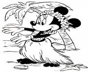 minnie as hula girl disney 19c7