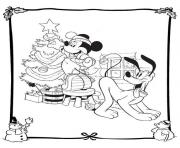 mickey decorating christmas tree disney 349e