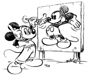 mickey drawing his self disney 33dc