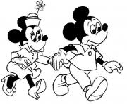 mickey holding minnies hand disney 34b3