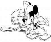 mickey with a rope as cowboy disney ecb3