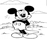 mickey in a farm disney 693e