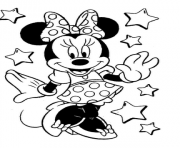 minnie between stars disney f876