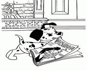 dalmatian and newspaper 1253