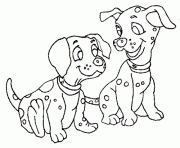 two cute dalmatians b511