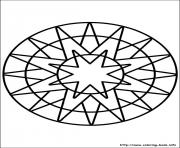 easy simple mandala 66