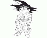 dragonball cartoon gohan coloring page