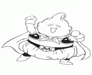 dragon ball z majin buu coloring page