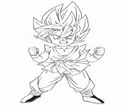 anime dragon ball z goku ssj coloring page