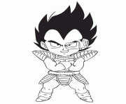 dragon ball z vegeta coloring page