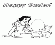 snow white happy easter