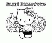 hello kitty and halloween pumpkin