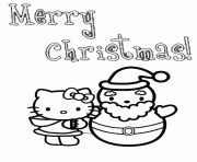 hello kitty snowman christmas