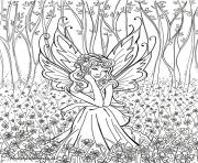 contemplative fairy adult