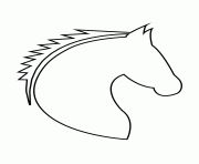 horse head stencil