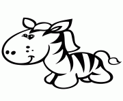 cute cartoon zebra