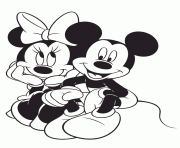 mickey minnie in love disney