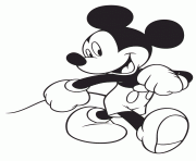 happy mickey mouse walking disney