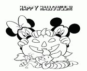 mickey mouse and halloween pumpkin disney