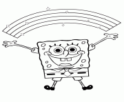 coloring pages for kids spongebob happyf2a4