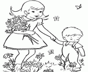 coloring pages printable spring kidse164