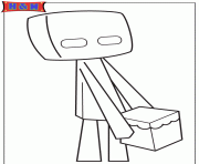 cute cartoon enderman