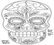 simple sugar skull hd adult