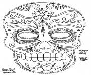 simple sugar skull hd adult big size