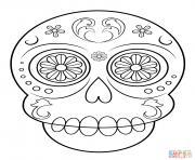 sugar skull simple easy