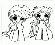 applejack and rainbow dash