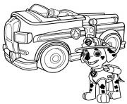 paw patrol marshal firefighter truck