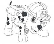 paw patrol marshall draw 2