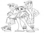 wild kratts coloring pages