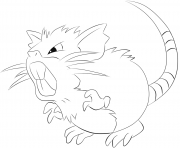 020 raticate pokemon