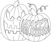 happy pumpkin s to color halloween