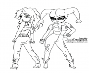 two girls harley quinn