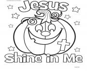 halloween jesus shine in me