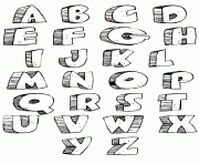 graffiti abc alphabets az bubble letters