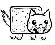 draw zombie nyan cat zombie nyan cat